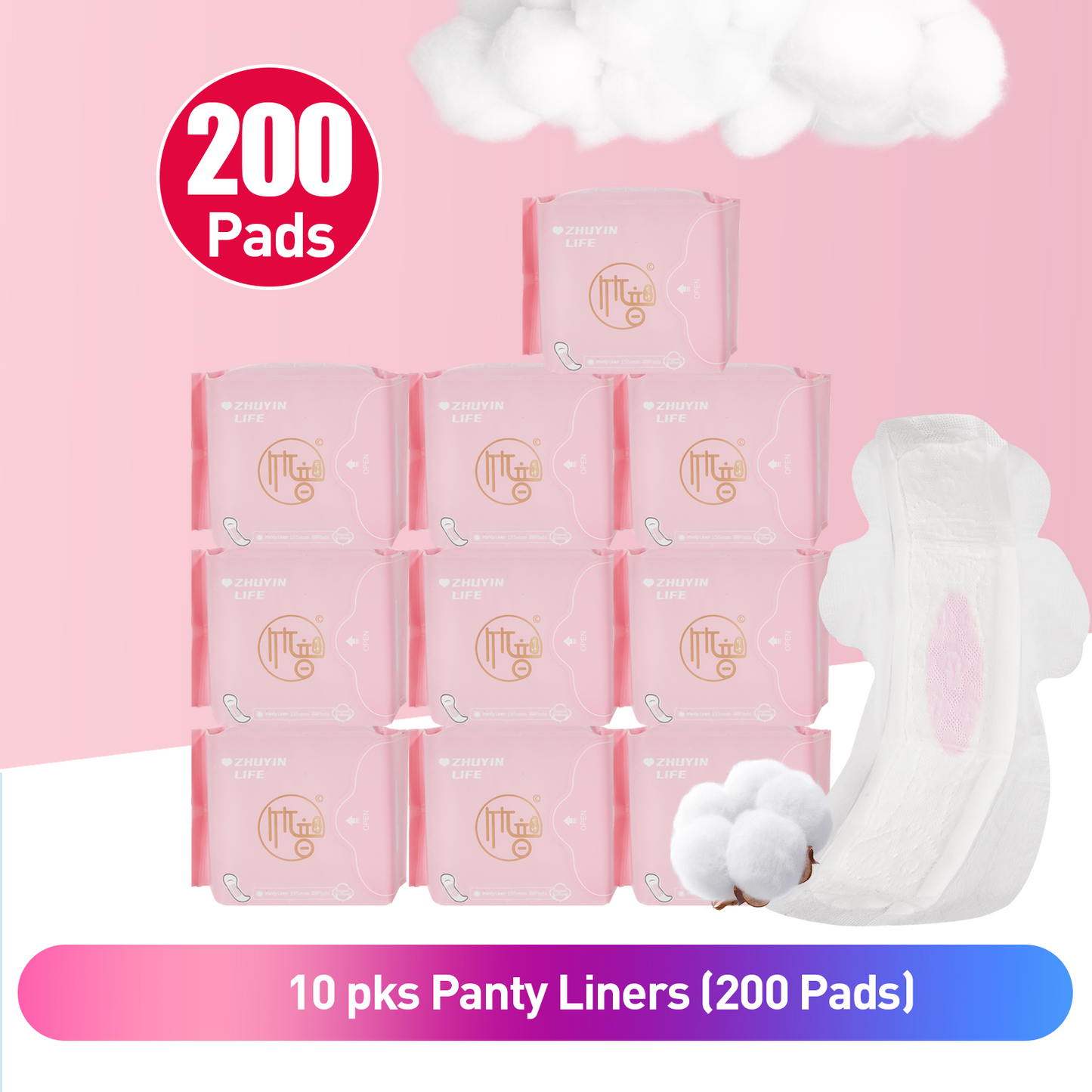 10Packs Zhuyin Menstrual Super Magic Absorptive Pads Qwency's Recommendation