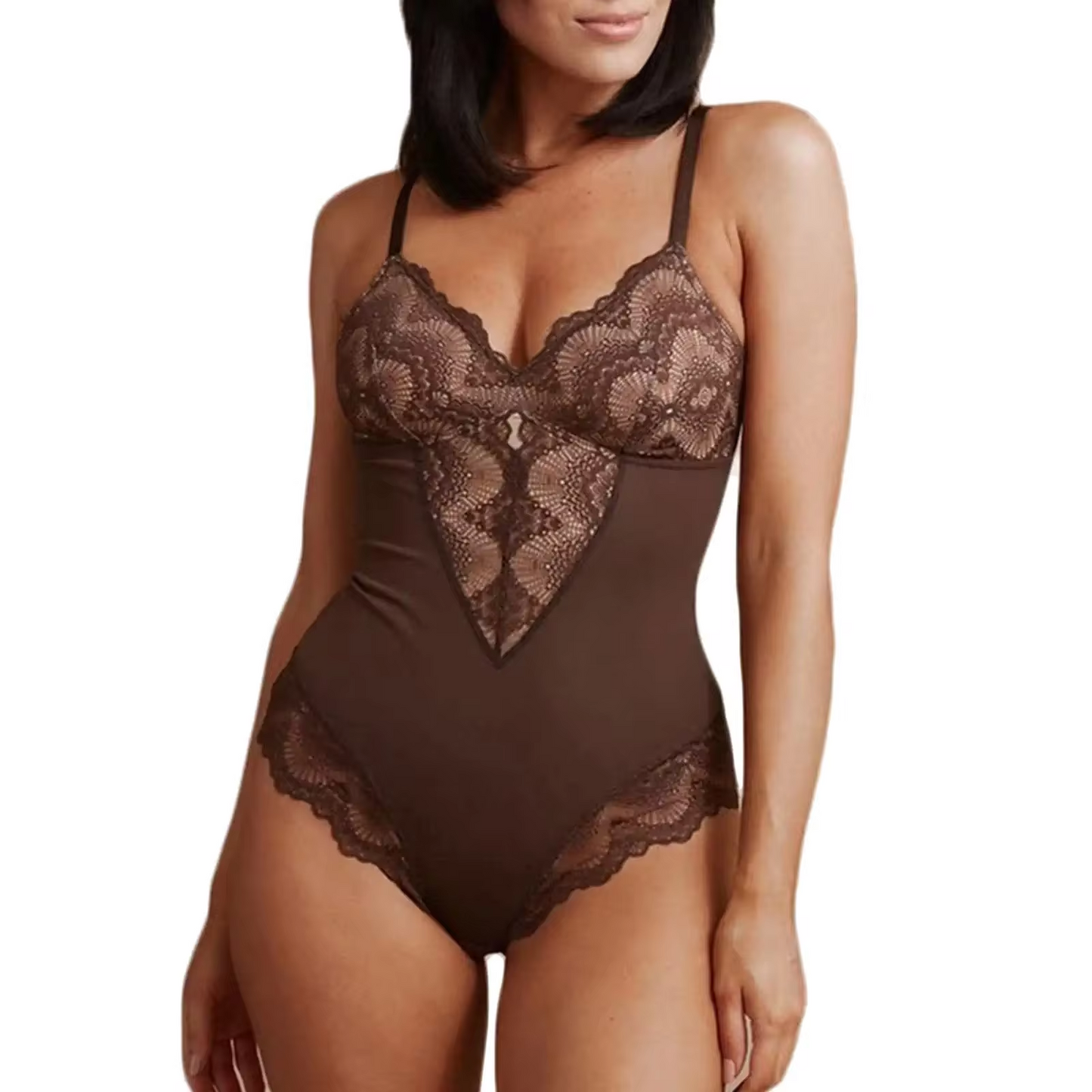 【Plus Size】Sexy Lingeries Back Lace Bodysuits