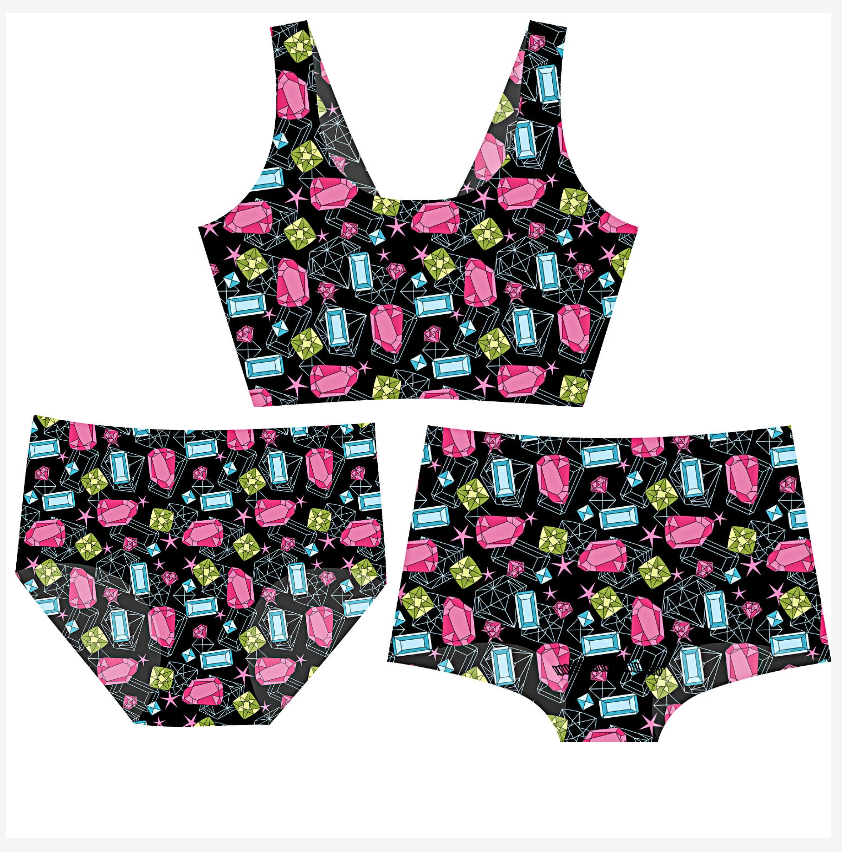 3pcs Matching Sets 1 bra +1 brief+ 1 boyshorts XL/2XL/3XL/4XL withWomen's Bras Brief Boyshorts Panties 3 pieces in 1 Set Womenswear Everyday Fit