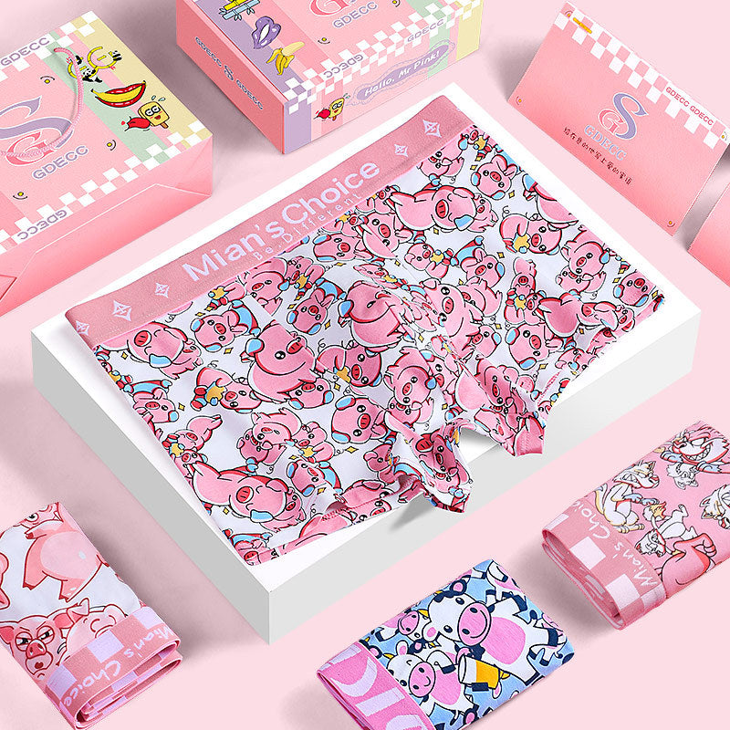 6pcs Mian's Choice Men Boxers-Add Whatsapp for Colors