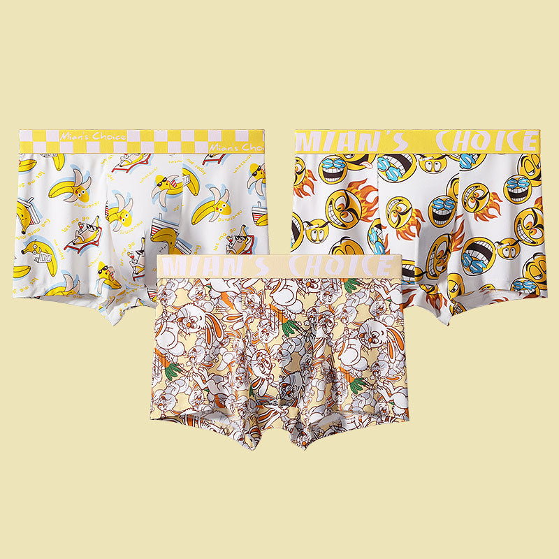 6pcs Mian's Choice Men Boxers-Add Whatsapp for Colors