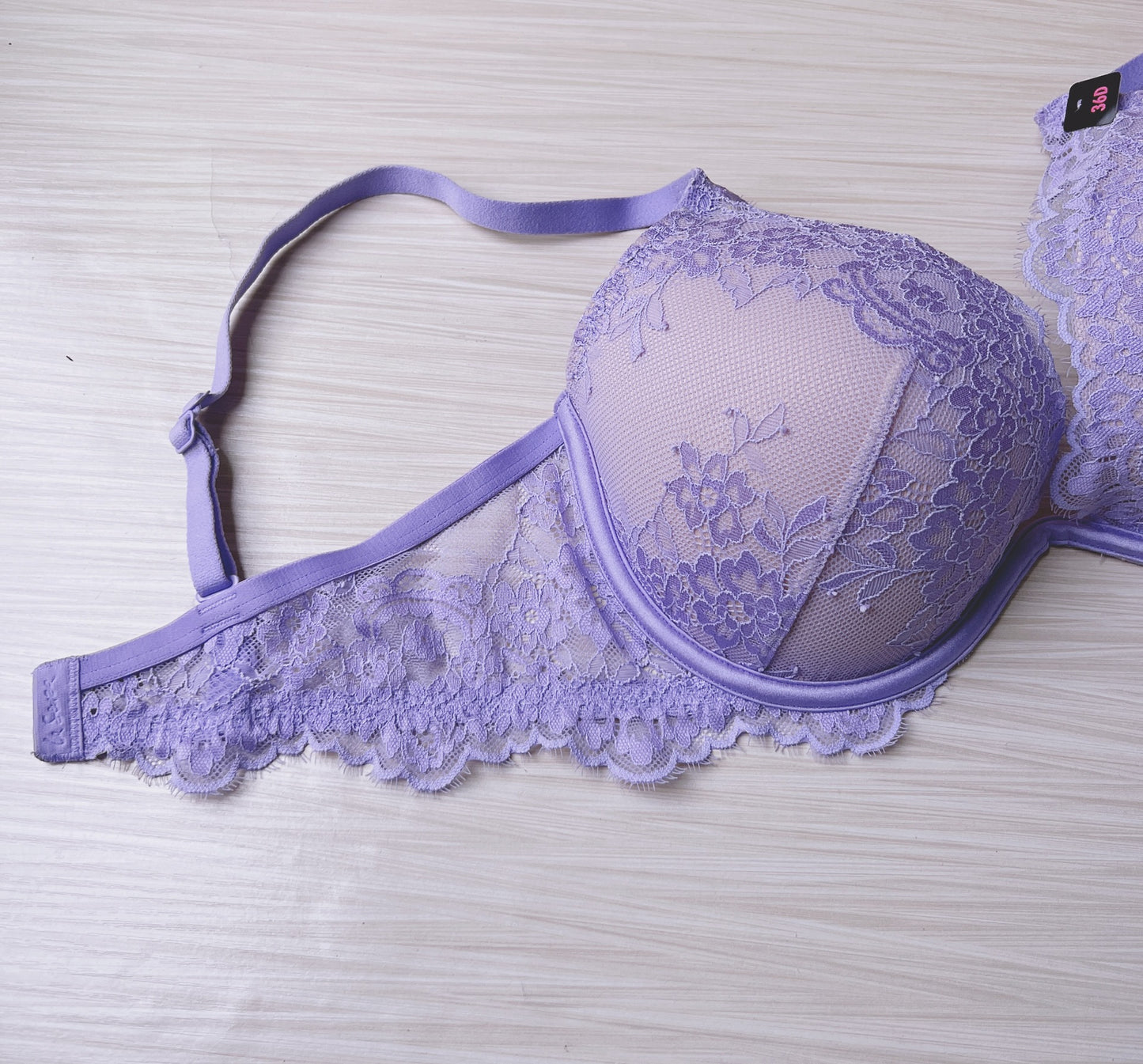 La Sen/za Bra Purple C/D/DD/DDD Cup