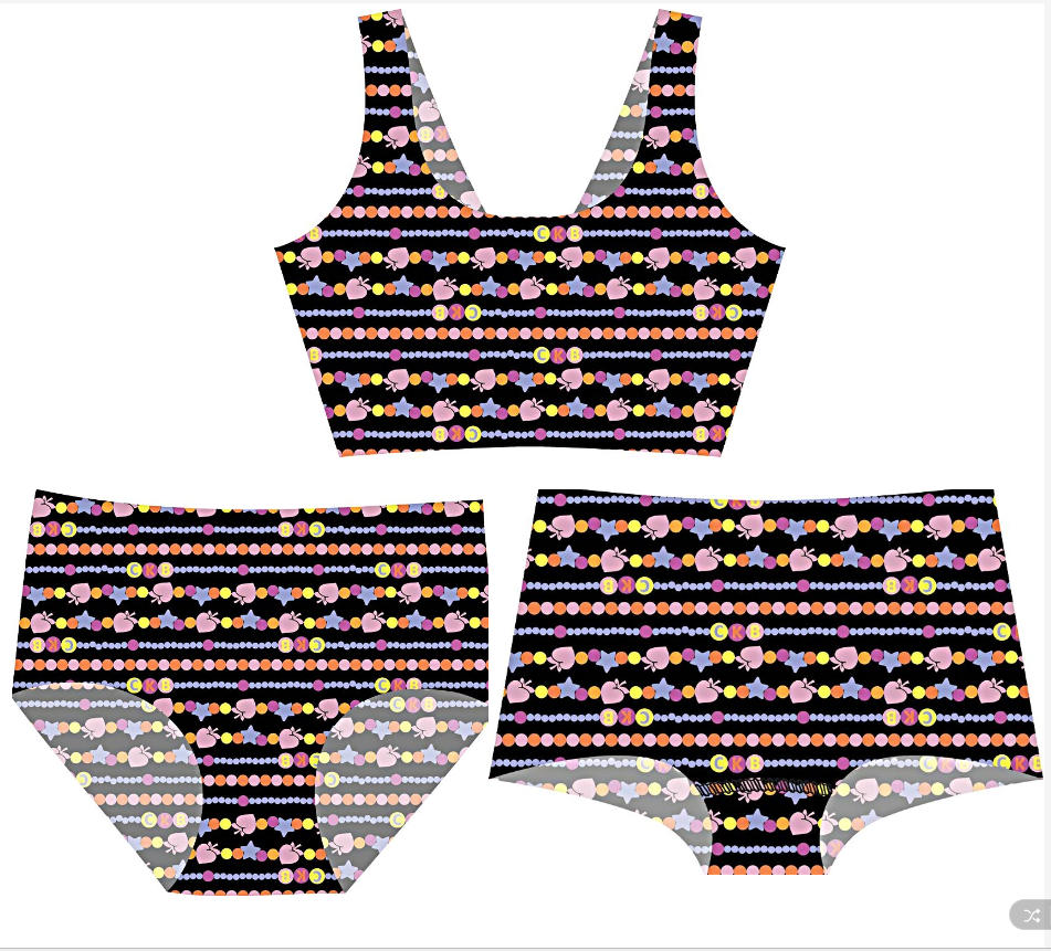 3pcs Matching Sets 1 bra +1 brief+ 1 boyshorts XL/2XL/3XL/4XL withWomen's Bras Brief Boyshorts Panties 3 pieces in 1 Set Womenswear Everyday Fit