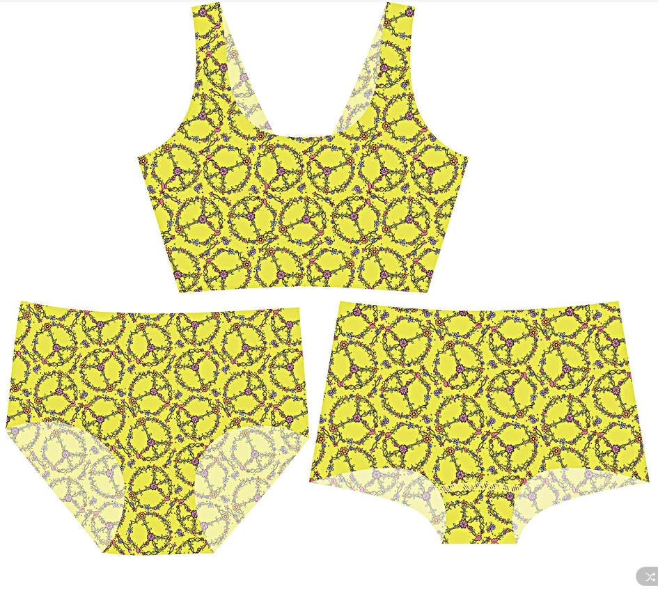 3pcs Matching Sets 1 bra +1 brief+ 1 boyshorts XL/2XL/3XL/4XL withWomen's Bras Brief Boyshorts Panties 3 pieces in 1 Set Womenswear Everyday Fit