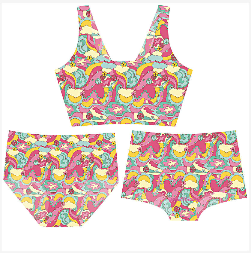 3pcs Matching Sets 1 bra +1 brief+ 1 boyshorts XL/2XL/3XL/4XL withWomen's Bras Brief Boyshorts Panties 3 pieces in 1 Set Womenswear Everyday Fit