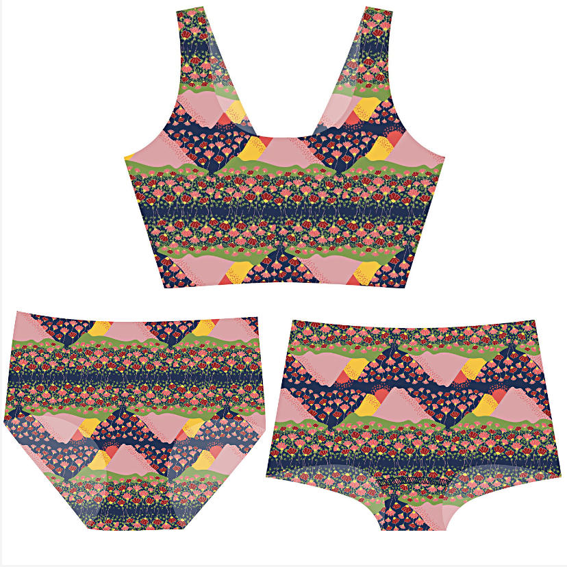 3pcs Matching Sets 1 bra +1 brief+ 1 boyshorts XL/2XL/3XL/4XL withWomen's Bras Brief Boyshorts Panties 3 pieces in 1 Set Womenswear Everyday Fit